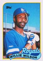 1989 Topps #168 Willie Wilson Baseball Card