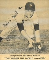 1957 Kahn's Wieners # Richard Groat Baseball Card