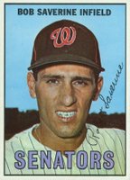 1967 Topps #27 Bob Saverine Baseball Card