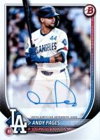 2025 Bowman Bowman Rookies and Veterans Autographs #PRVAP Andy Pages Baseball Card
