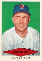1954 Red Heart Dog Food #12 George Kell Baseball Card