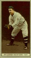 1912 Brown Backgrounds Broadleaf #118 John McGraw Baseball Card