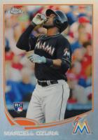 2013 Topps Chrome #33 Marcell Ozuna Refractor Baseball Card