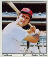 1975 SSPC Puzzle Backs # Fred Lynn Baseball Card