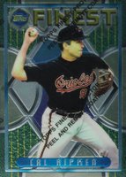 1995 Finest #120 Cal Ripken Jr. w/Coating Baseball Card
