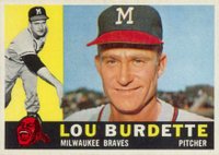 1960 Topps #70 Lew Burdette Baseball Card
