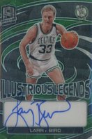 2022 Panini Spectra Illustrious Legends Signatures #ILSLBD Larry Bird Basketball Card