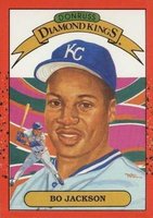 1990 Donruss #1 Bo Jackson Diamond Kings Baseball Card