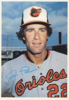1980 Topps Superstar 5 x 7 Photos #4 Jim Palmer Gray Back Baseball Card