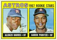 1967 Topps #564 Astros Rookies Double print Baseball Card