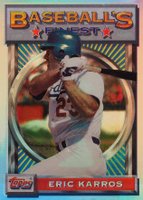 1993 Finest #32 Eric Karros Refractor Baseball Card