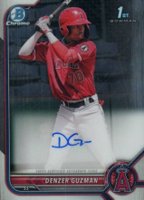 2022 Bowman Chrome Prospect Autographs #CPADG Denzer Guzman Baseball Card