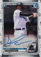 2020 Bowman Chrome Prospect Autographs #CPAJE Jerar Encarnacion Baseball Card