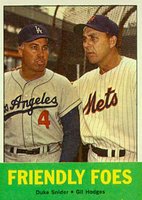 1963 Topps #68 Friendly Foes Baseball Card