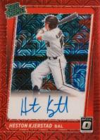 2021 Panini Donruss Optic Rated Prospect Signatures #RPSHK Heston Kjerstad Red Mojo Baseball Card