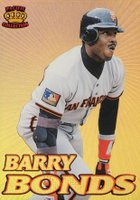 1995 Pacific Gold Prisms #13 Barry Bonds Baseball Card