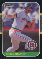 1987 Donruss #50 Kirk Gibson Baseball Card