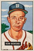 1951 Bowman #42 Vern Bickford Baseball Card