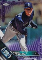 2016 Topps Chrome #61 Hisashi Iwakuma Purple Baseball Card
