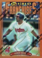 1996 Finest #214 Albert Belle Refractor w/Coating Baseball Card