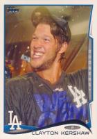 2014 Topps #400 Clayton Kershaw Celebrating Baseball Card