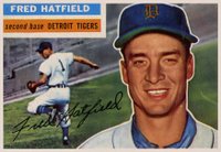 1956 Topps #318 Fred Hatfield Baseball Card