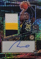 2022 Panini Spectra #201 Bennedict Mathurin Jersey Autograph-Meta Basketball Card