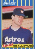 1988 Fleer Baseball All-Stars #34 Nolan Ryan Baseball Card
