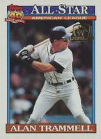 1991 Topps Desert Shield #389 Alan Trammell Baseball Card
