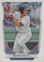 2014 Bowman Prospects  #BP109 Mookie Betts Baseball Card