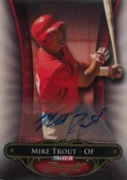 2010 Tristar Pursuit #10 Mike Trout Autograph Baseball Card