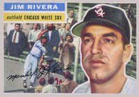 1956 Topps #70 Jim Rivera White Back Baseball Card