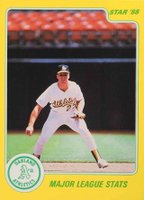 1988 Star McGwire-Yellow #3 Mark McGwire Major League Stats Baseball Card