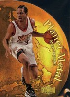1998 Metal Universe Planet Metal #12 Allen Iverson Basketball Card