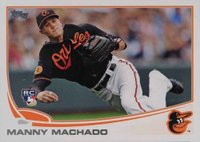 2013 Topps #270 Manny Machado Black Jersey Baseball Card