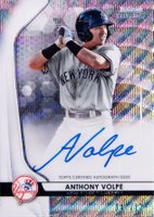 2020 Bowman Sterling Prospect Autographs #AV Anthony Volpe Wave Refractor Baseball Card