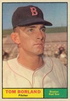 1961 Topps #419 Tom Borland Baseball Card