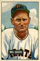 1951 Bowman #309 Mel Queen Baseball Card