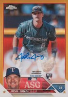 2023 Topps Chrome Update 2023 All-Star Game Autograph #JJ Josh Jung Gold Baseball Card