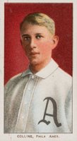 1909 White Borders Piedmont & Sweet Caporal #101 Eddie Collins Philadelphia Baseball Card