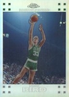 2007 Topps Chrome #105 Larry Bird Refractor Basketball Card