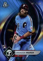 2022 Bowman Platinum #4 Brandon Marsh Blue Baseball Card