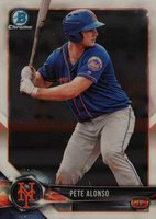 2018 Bowman Chrome Prospects #BCP137 Pete Alonso Baseball Card