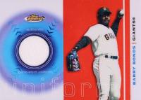 2003 Finest Relics #FRUBB Barry Bonds Game-Worn Uniform Baseball Card