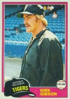 1981 O-Pee-Chee #315 Kirk Gibson Baseball Card