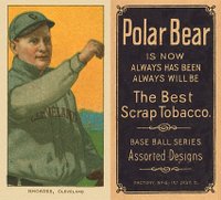 1909 White Borders Polar Bear #410 Bob Rhoades Right Arm Extended-Correct spell Rhoads Baseball Card