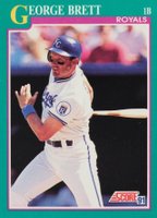 1991 Score #120 George Brett Baseball Card
