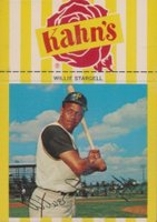 1966 Kahn's Wieners # Willie Stargell Clouds in Sky Baseball Card