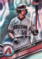 2022 Bowman's Best Top Prospects #TP4 Jordan Lawlar Aqua Lava Refractor Baseball Card