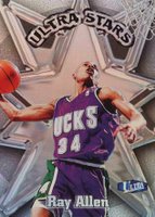 1997 Ultra Stars #11 Ray Allen Basketball Card